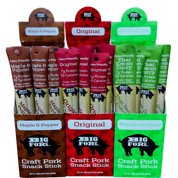 Craft Pork Snack Stick Collection (60 Sticks Total)