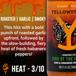 Yellowstone Hot Sauce Variety Pack 4 Bottles