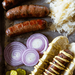 Wagyu Bacon Cheeseburger Bratwurst