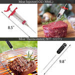 26Pcs Grilling Accessories Kit for Men Women, Stainless Steel Heavy Duty BBQ Tools with Glove and Corkscrew, Grill Utensils Set